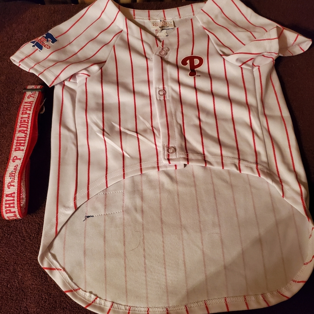 Philadelphia Phillies Large Dog Shirt and Collar